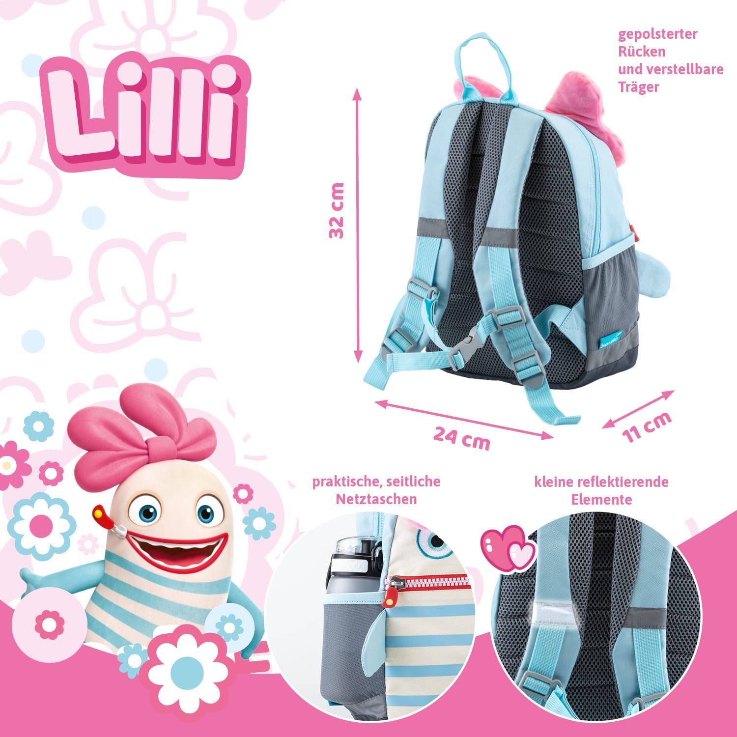 Skandika Sorgenfresser Lilli Kinderrucksack