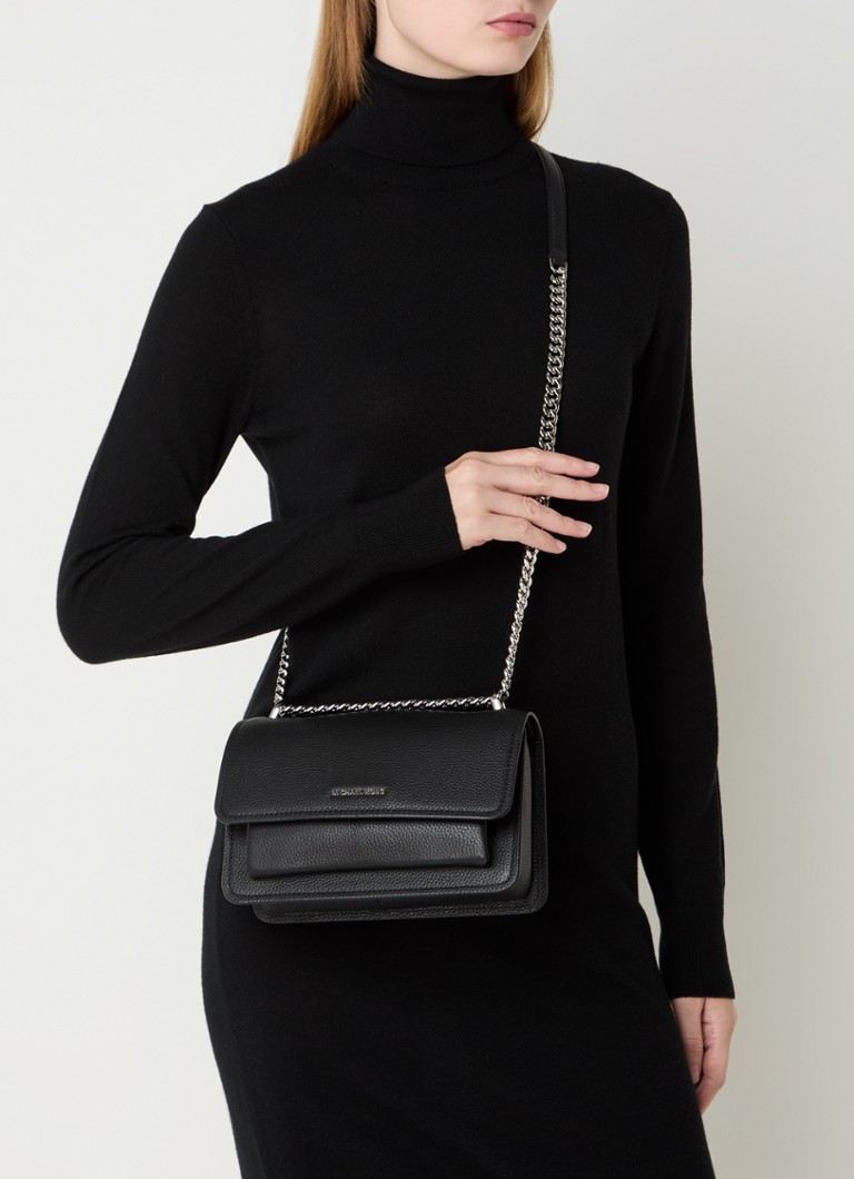 Michael Kors  Claire Large crossbodytas van leer met structuur