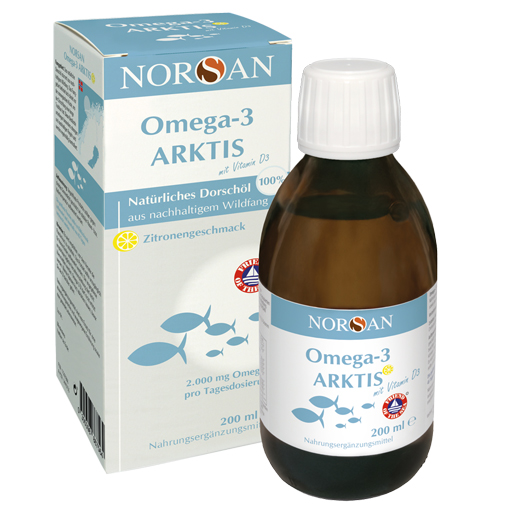 NORSAN Omega-3 Arktis mit Vitamin D3 flüssig  200 ml  Flüssigkeit