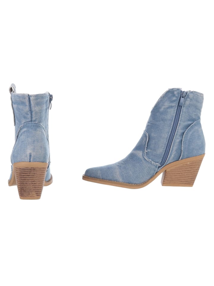 Ital-Design High Heel in Hellblau günstig kaufen