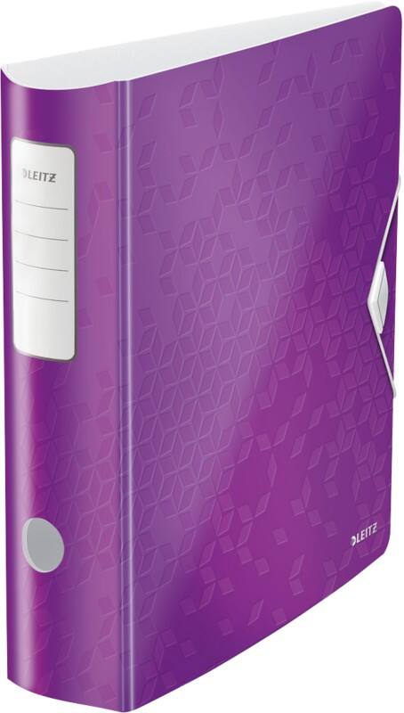 Leitz 180° Active WOW Ordner DIN A4 82 mm Violett 2 Ringe 1106 Polyschaum Hochformat Recycelt 60%