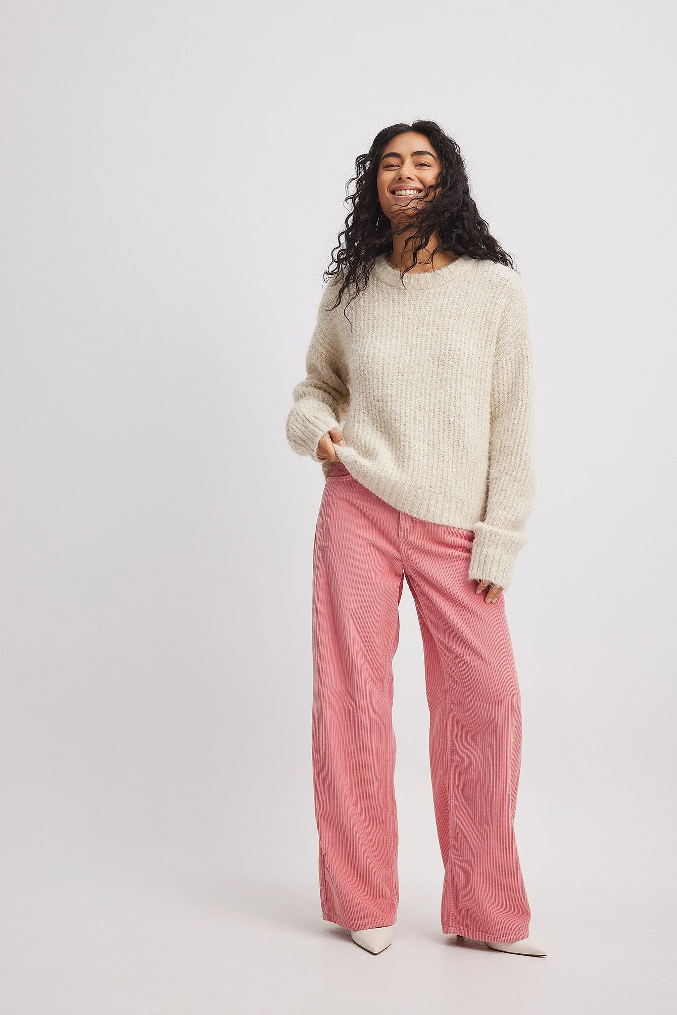 Manchester-Hose mit mittelhoher Taille