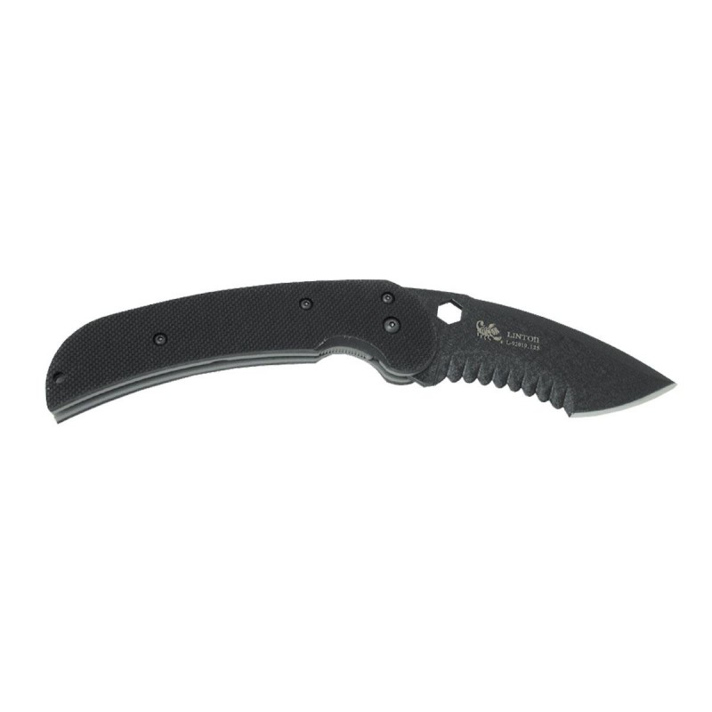 Taktisches Messer Linton Tiger Shark III Schwarz (Mod G10), Linton Messer.