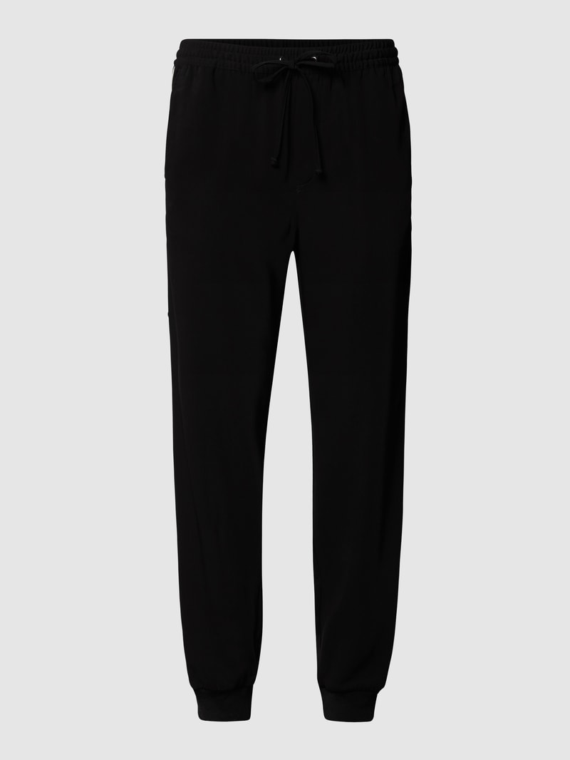 Sweatpants mit Kontraststreifen in schwarz