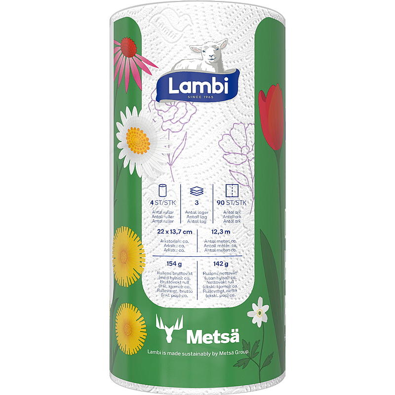 Lambi Tørkerull Lambi 4-pk Decor