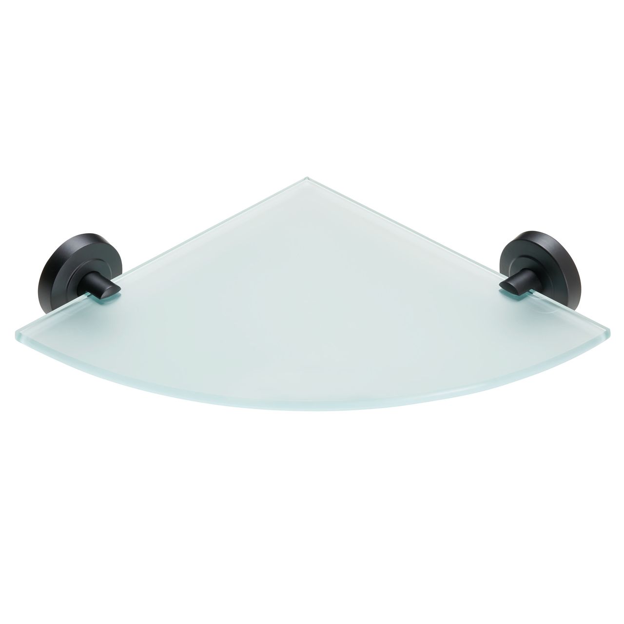 Weles AMARE Eck Regal Glasablage, schwarz