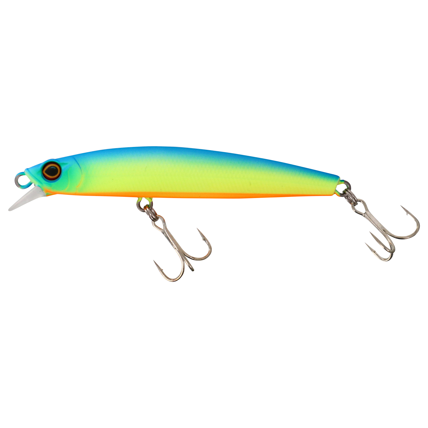 Illex Jerkbait Battle Minnow 80 F (Mat Chartreuse Blue)