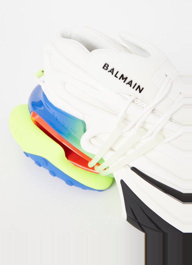 Balmain Unicorn sneaker with leather details