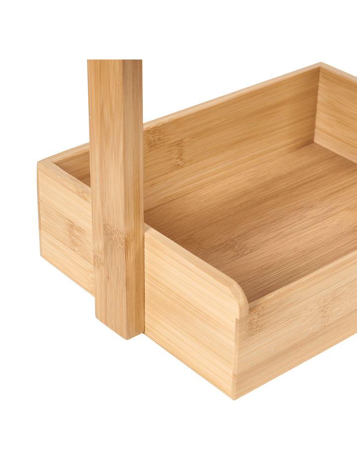 Beliani Badezimmerregal VAUPES in Heller Holzfarbton - (W) 28 x (H) 87 x (L) 18 cm günstig kaufen onesize