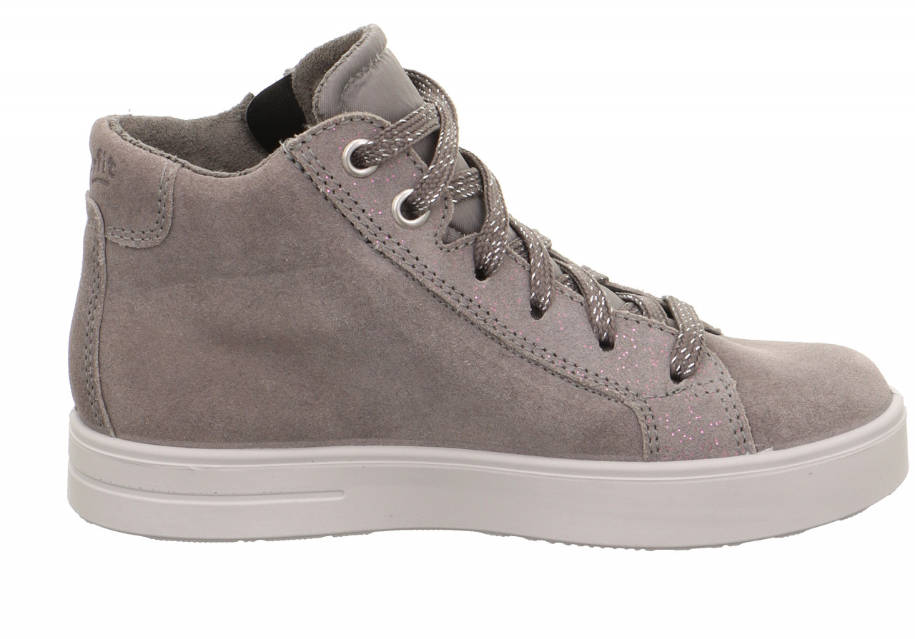 STELLA - Grau Sneaker high mit Reißverschluss