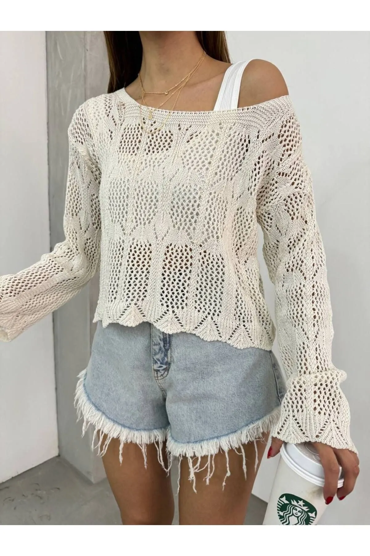 BİKELİFE  Bluse - Beige - Regular Fit