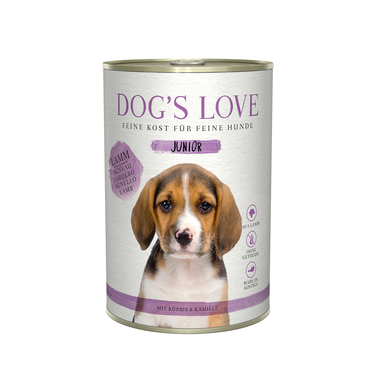 Dog's Love Junior Lamm mit Spinat und Kamille kaufen bei ZooRoyal