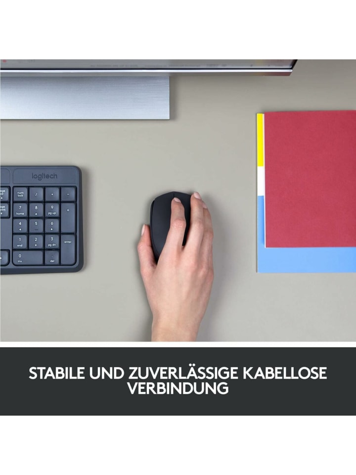 Logitech Elegante Schwarz Wireless B170 Maus – Perfekte Wahl für in Schwarz günstig kaufen onesize