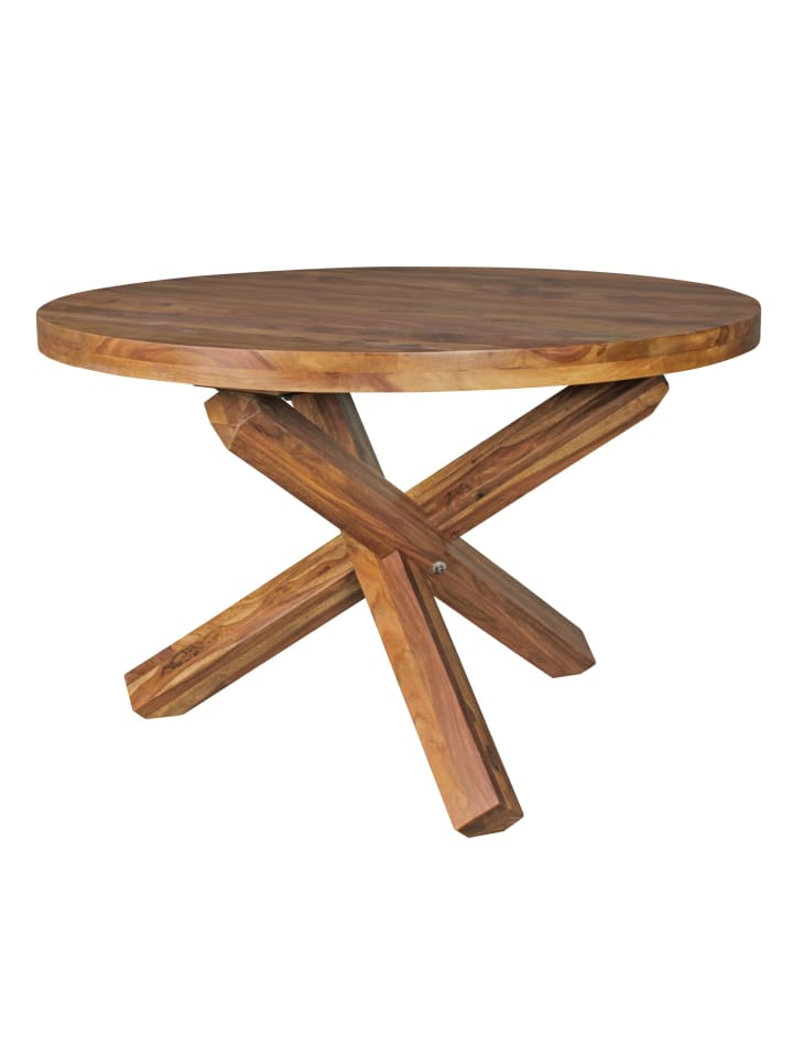 KADIMA DESIGN Design Esszimmertisch BOHA rund Ø 120 cm x 75 cm Massiv-Holz in Massivholz günstig kaufen onesize
