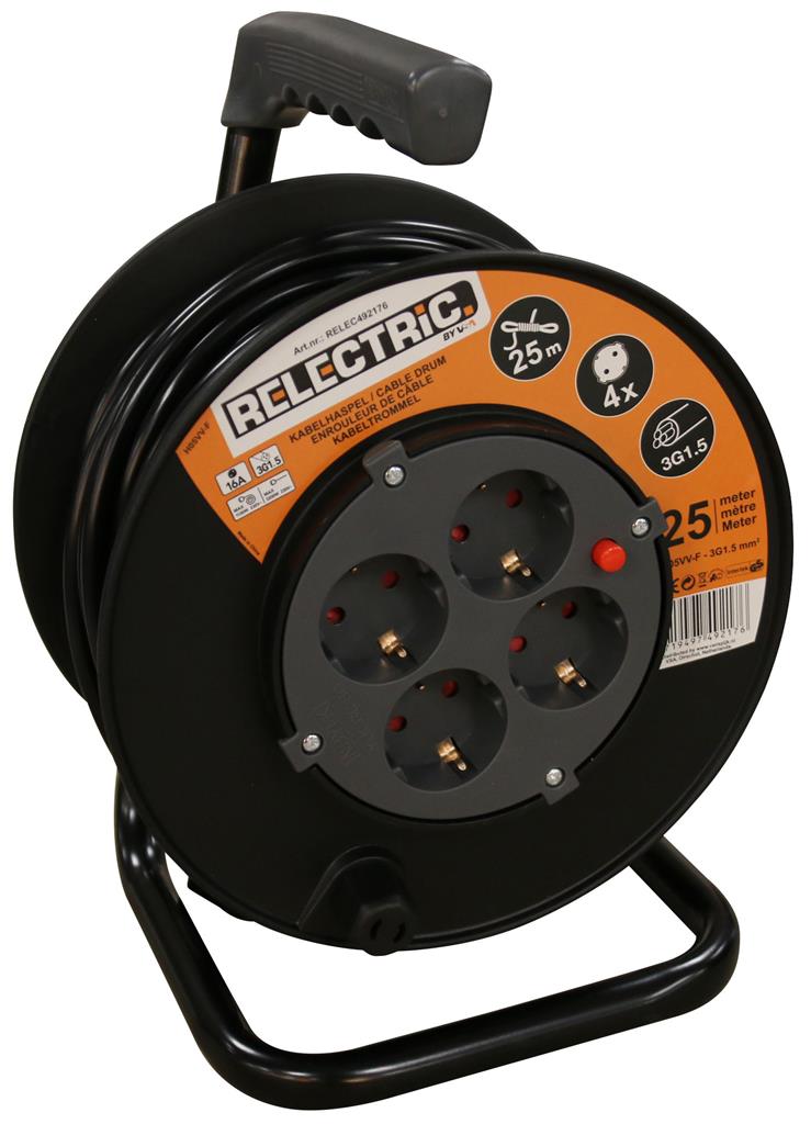 Relectric RELEC492176 Kabelski kolut 25 m 3 x 1,5 mm