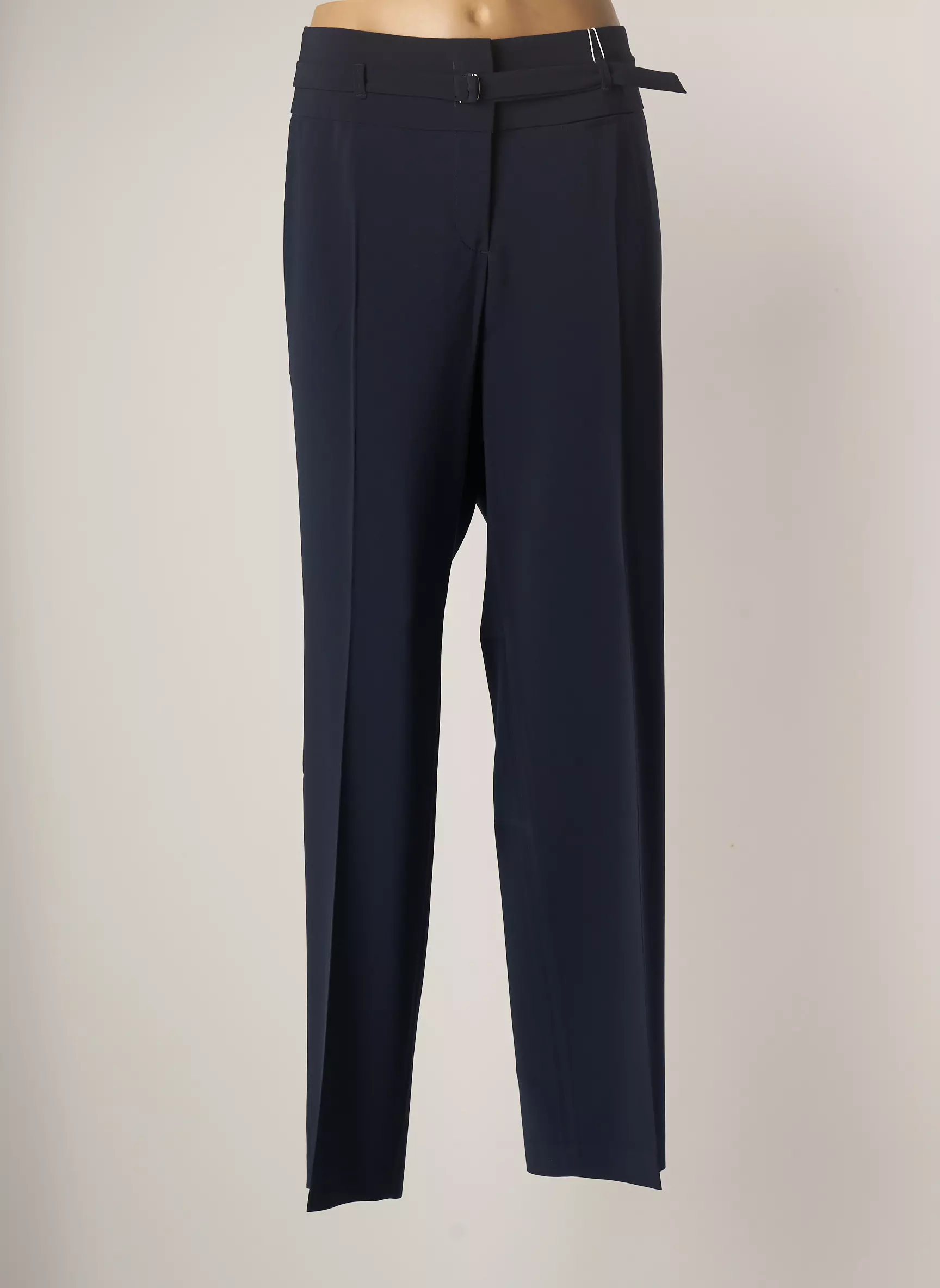 Bianca Pantalons Droits Femme couleur bleu