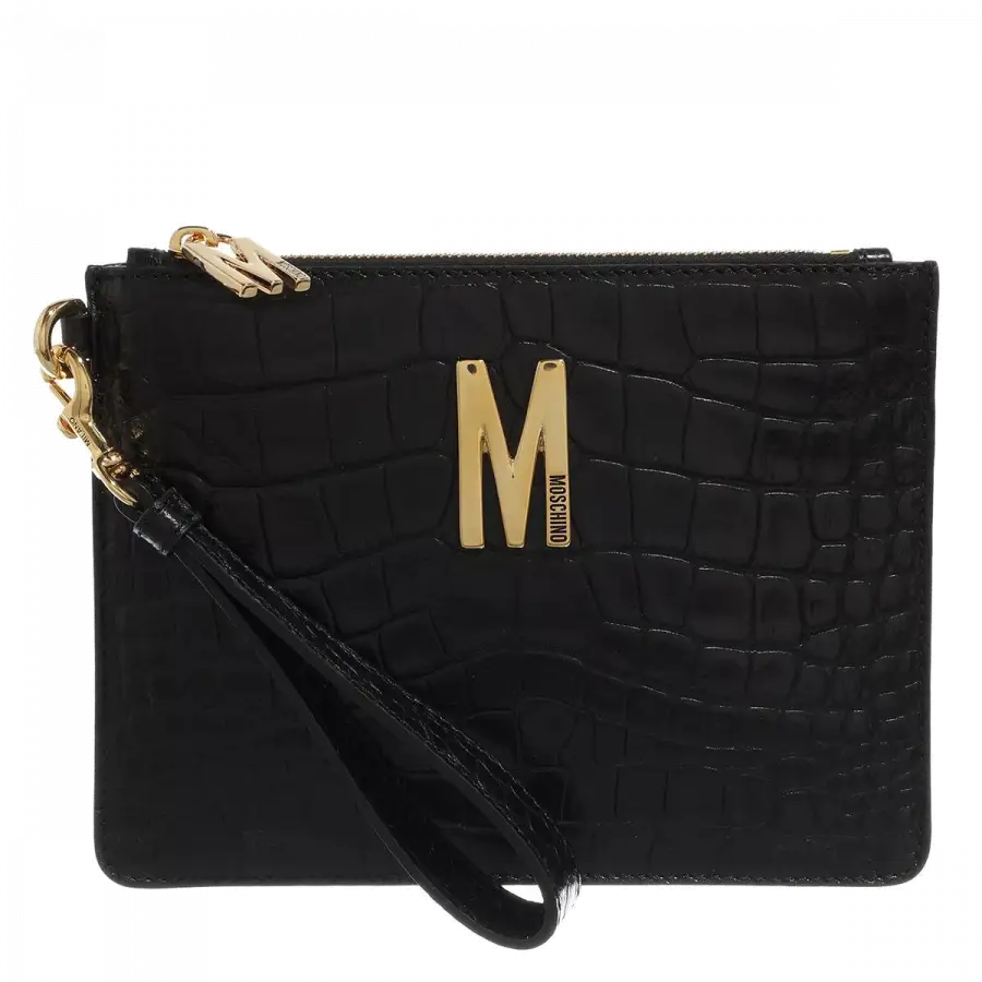 Moschino - Moschino Clutches & Evening Bags Leder Black - schwarz