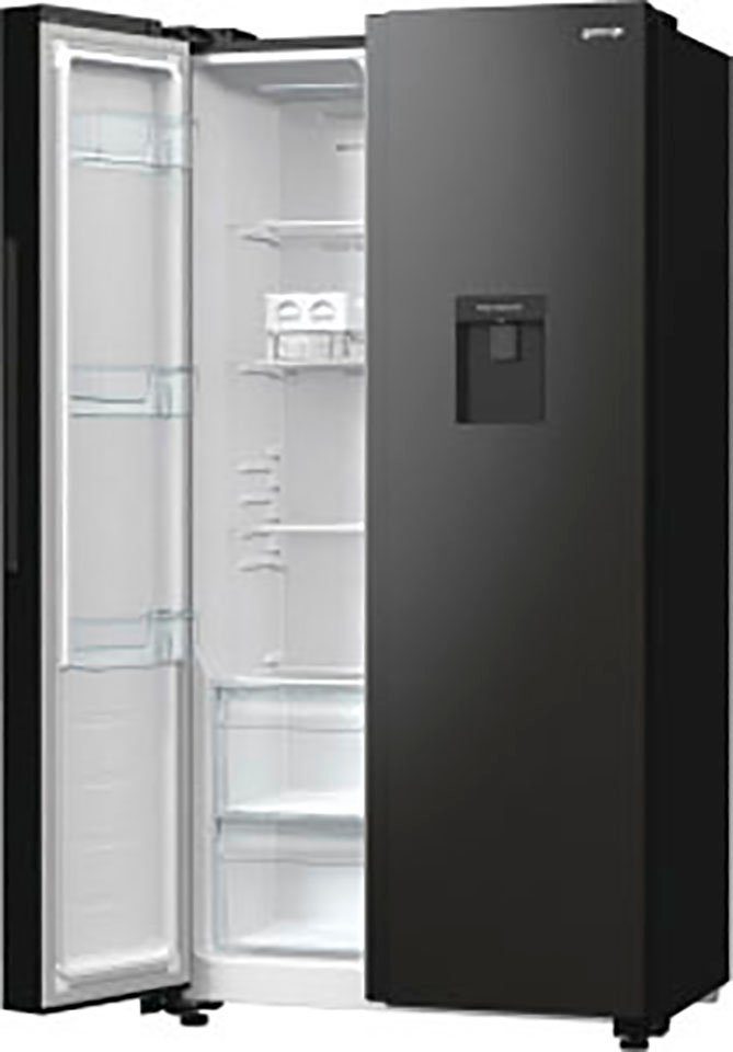 GORENJE Side-by-Side NRR 9185 EABXLWD, 178,6 cm hoch, 91 cm breit, Wasserspender