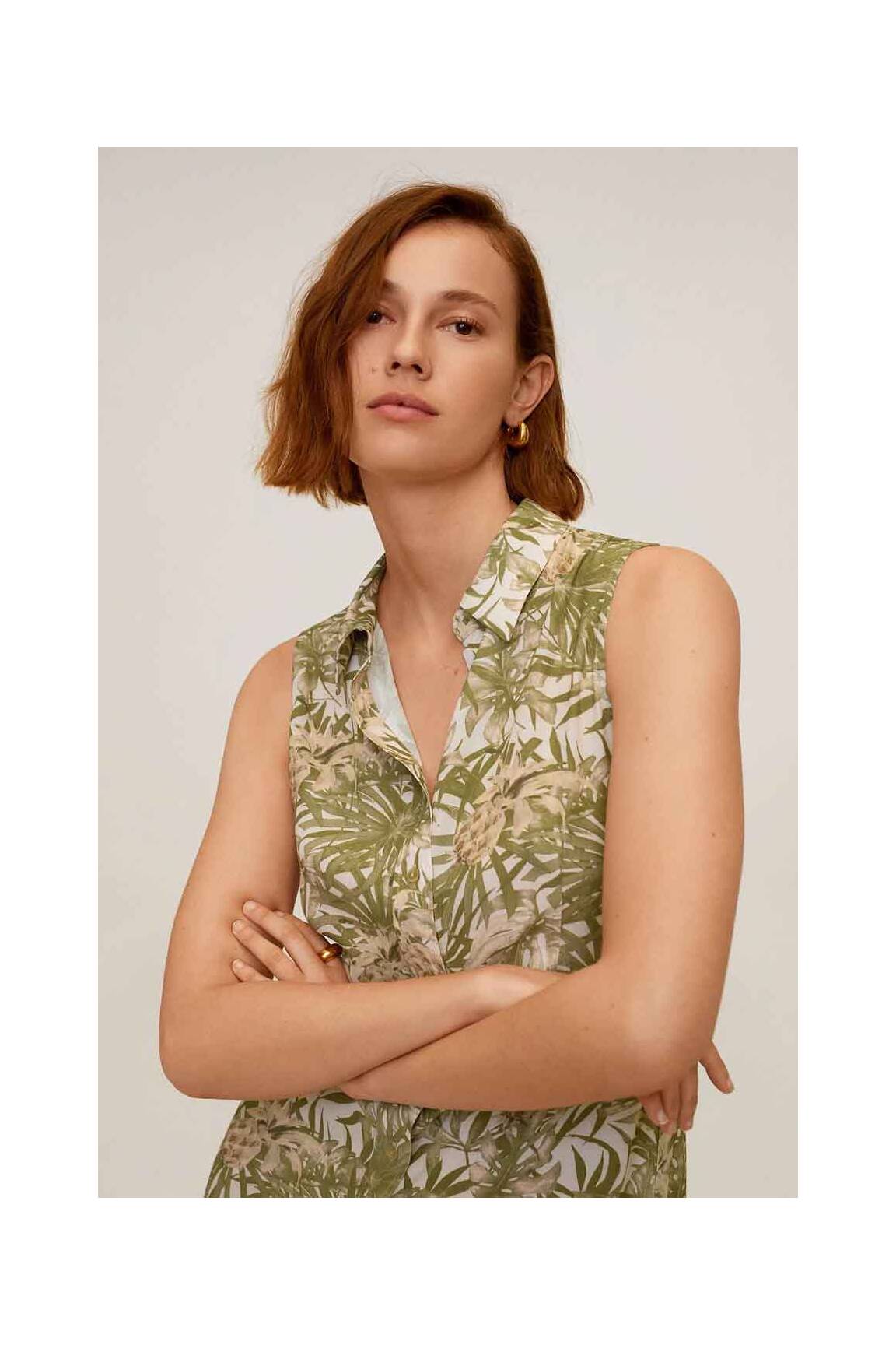 Mango Ensembles Robe Femme couleur vert