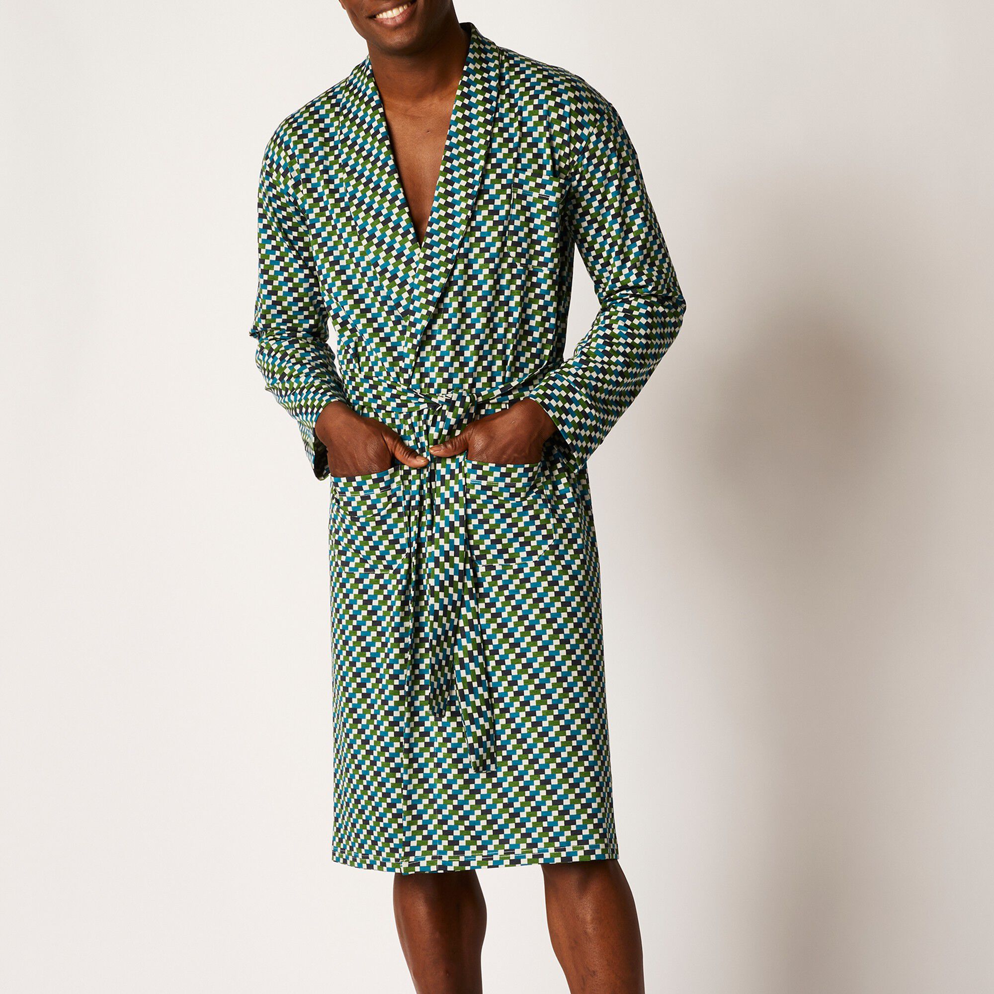 Robe de chambre imprimée
