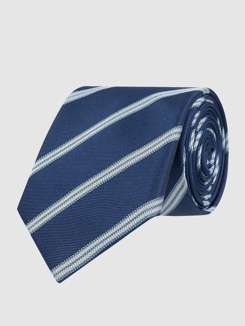 Krawatte aus Seide (6 cm) in marineblau