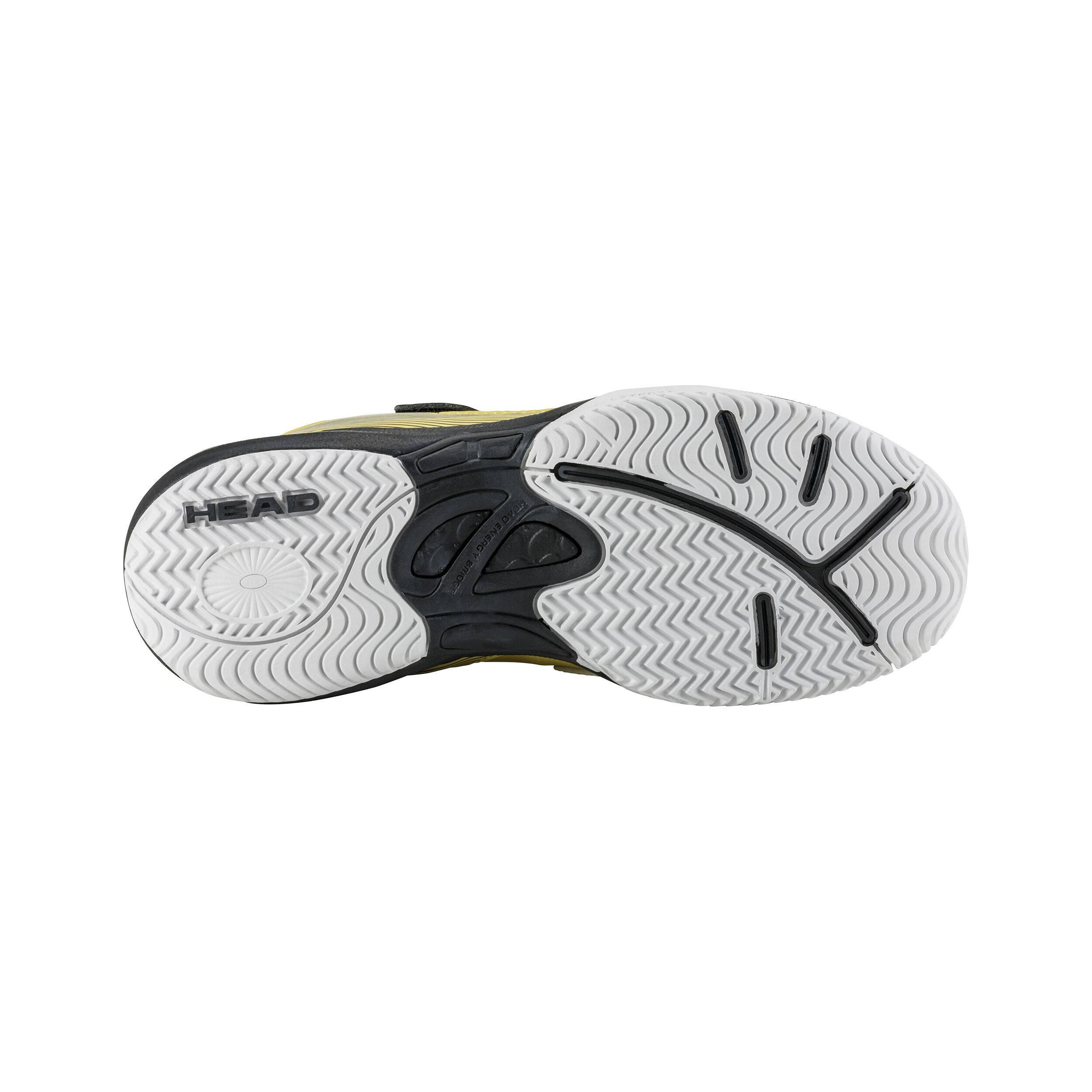 Sprint Velcro 3.0 AC Allcourtschuh Kinder - Gelb, Schwarz
