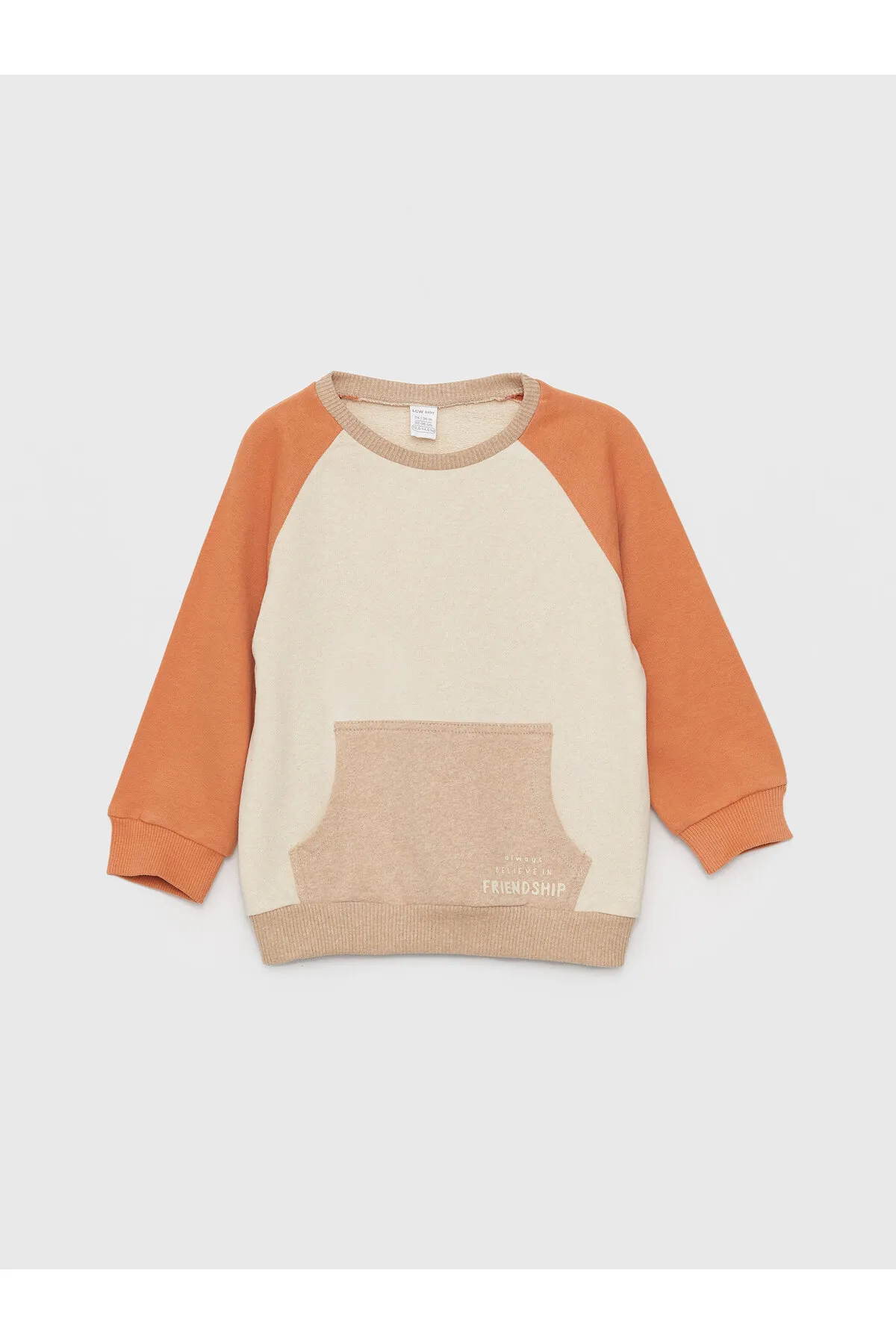 LC Waikiki  Langarm-Sweatshirt für Babys mit Rundhalsausschnitt