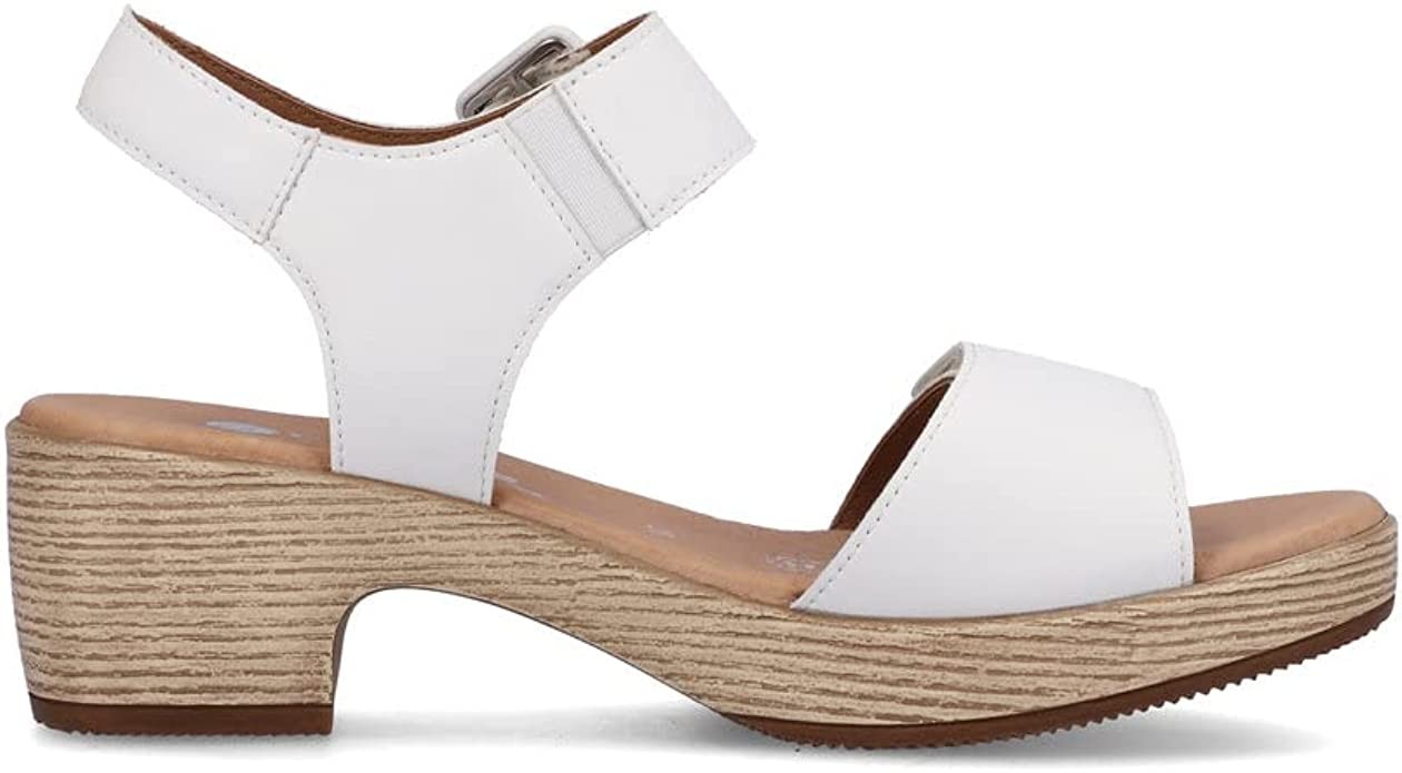 REMONTE Klassische Sandalen weiss