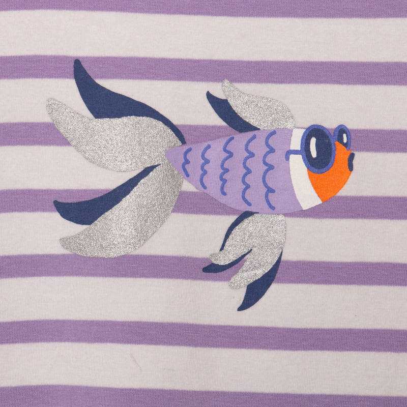 Robe bébé fille rayée poisson beige Catimini