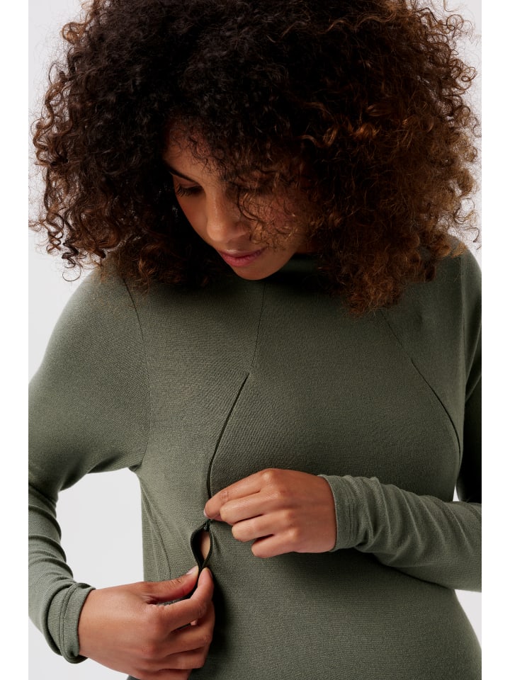Noppies Still-Shirt Rosa in Olive günstig kaufen
