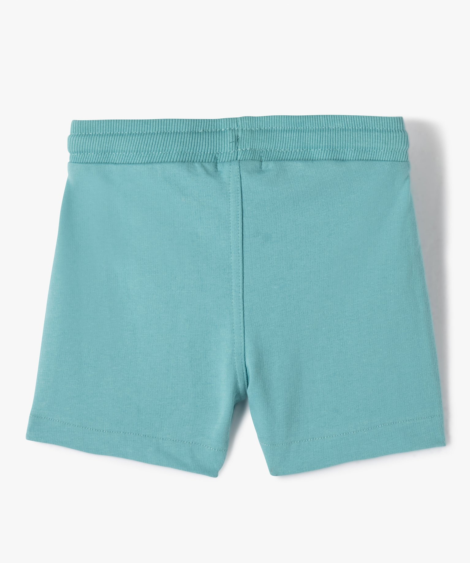 Short bébé Garçon en maille avec ceinture bord-cte bleu | GEMO
