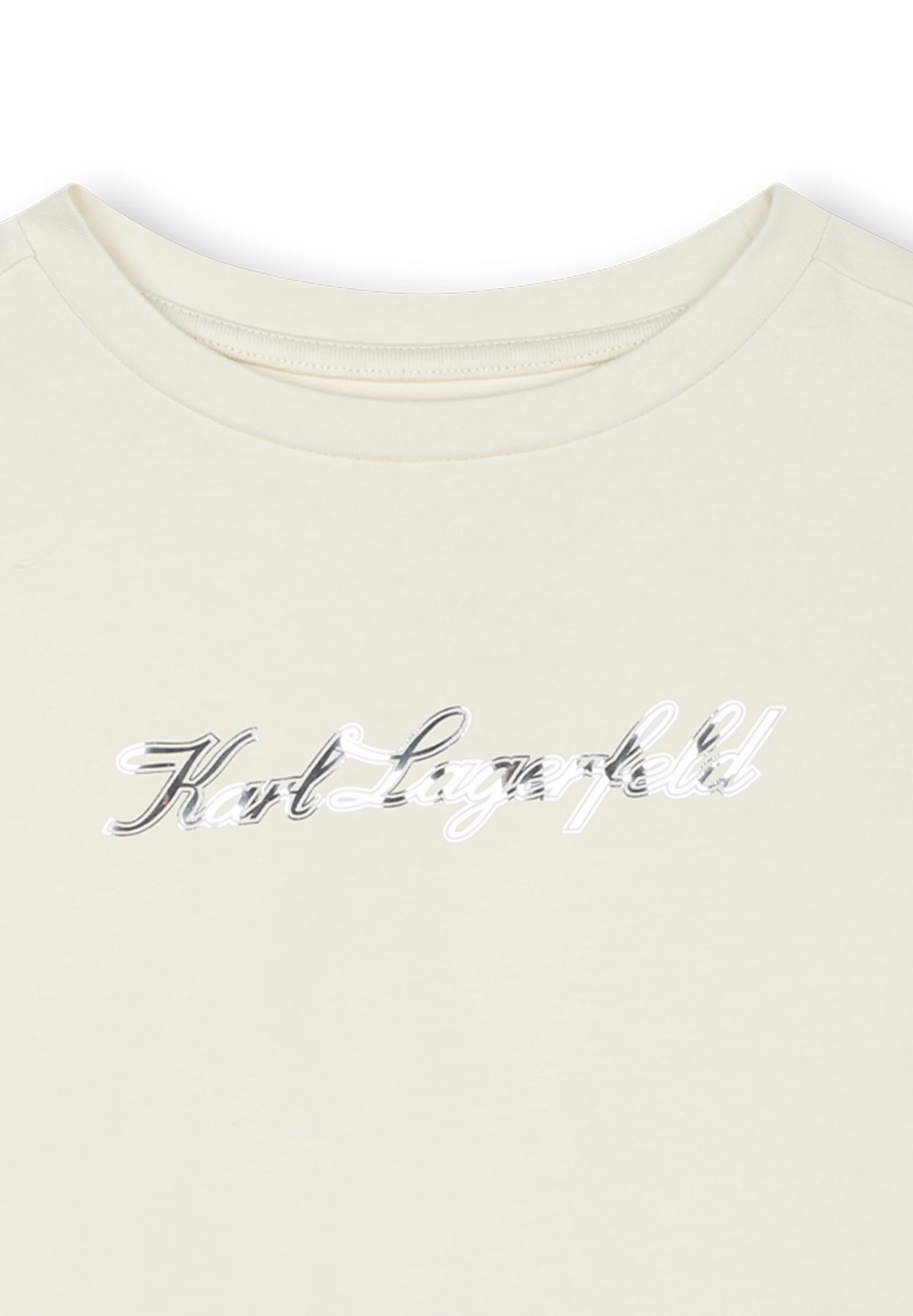 Camiseta infantil con estampado de KARL LAGERFELD