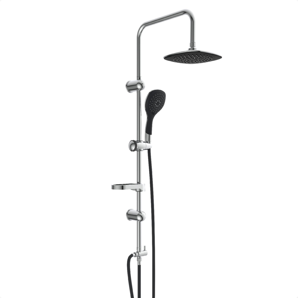 Eisl Duschset DUSCHTRAUM Chrom/Schwarz