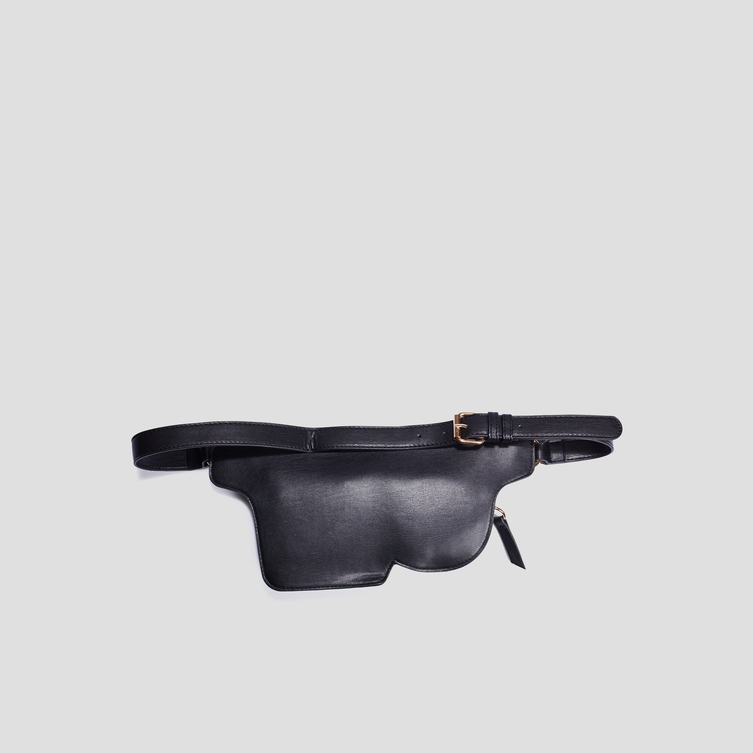 Ceinture avec pochettes noir femme | La Halle