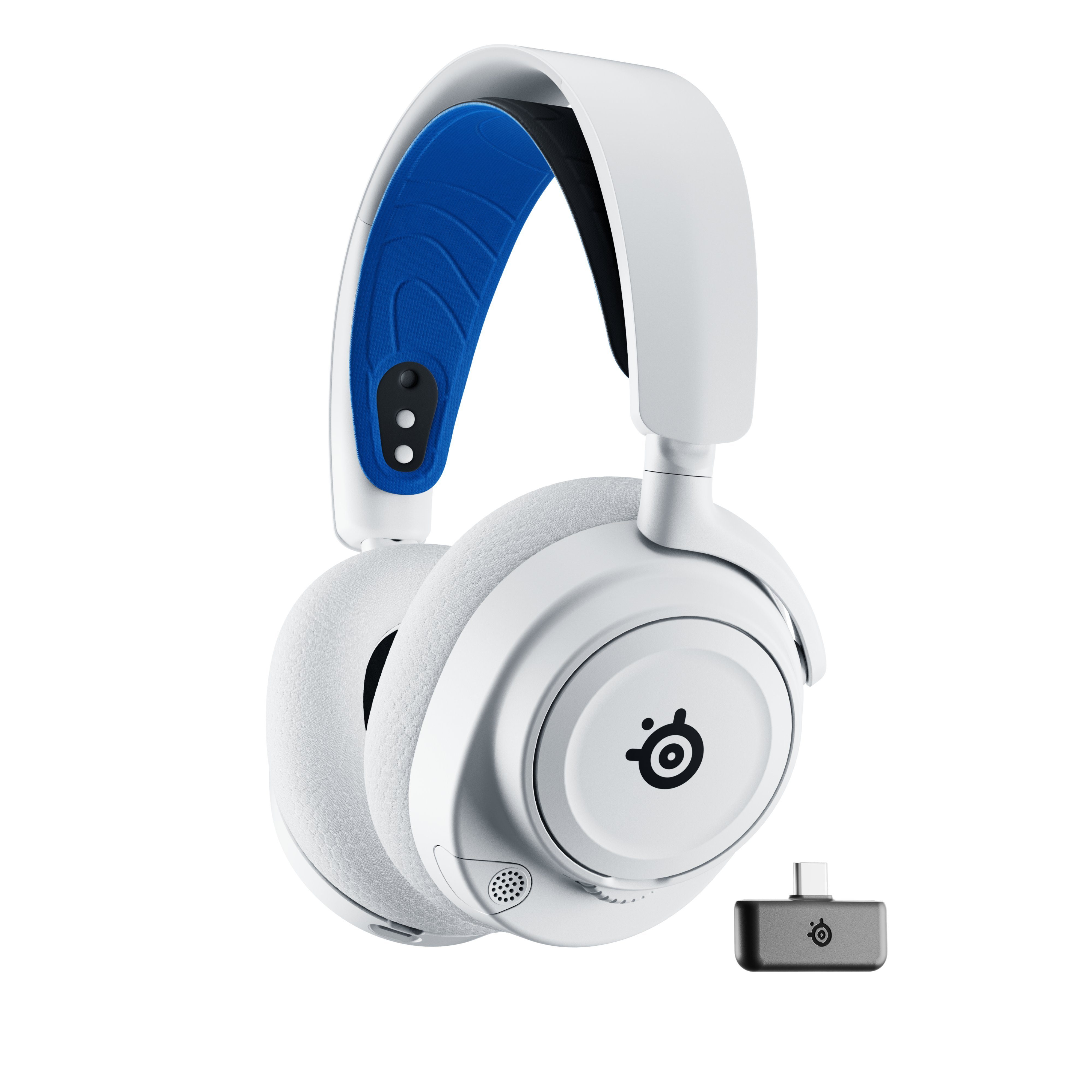 SteelSeries Arctis Nova 7P White Gaming-Headset (Noise-Cancelling)