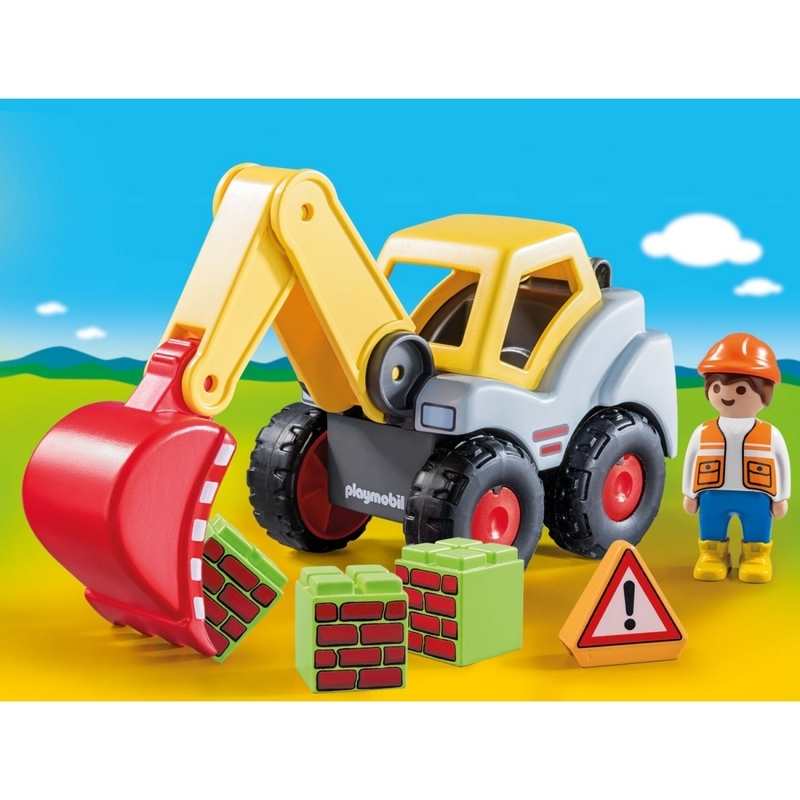 70125 Pelleteuse Playmobil 1.2.3
