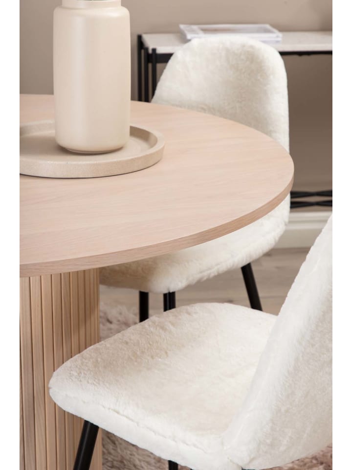 ebuy24 Essgruppe Bianca 1 (5-teilig) Whitewash 110 x 110 cm günstig kaufen onesize