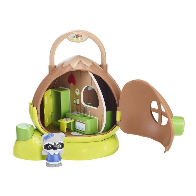 Maison noisette et 1 personnage Klorofil