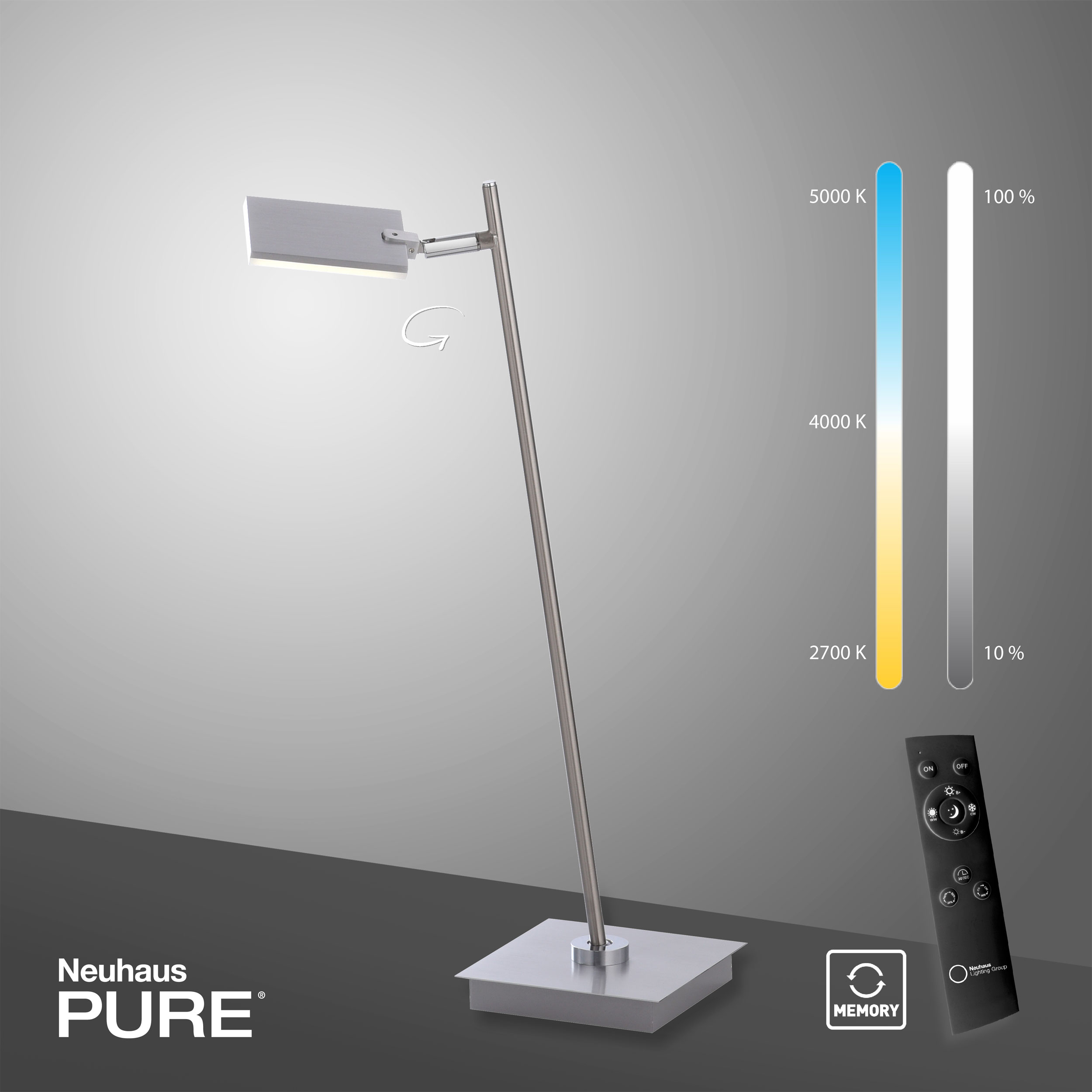 PURELED-Tischleuchte 1flg