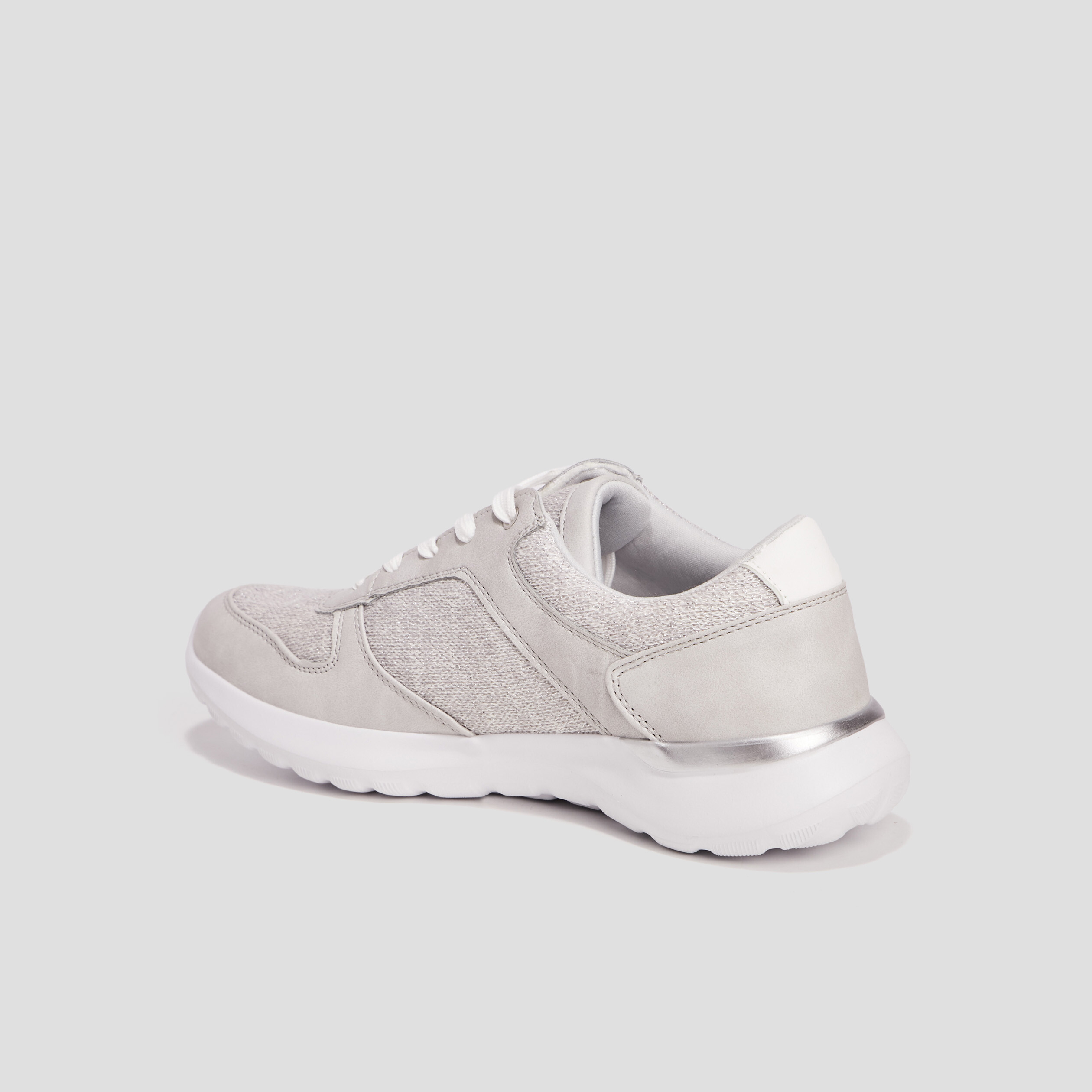 Runnings à lacets gris femme | La Halle
