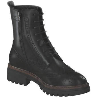 Tamaris Schnürstiefelette in schwarz