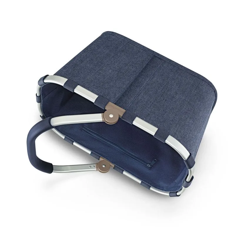 Reisenthel Carrybag Shopping 22 Liter - herringbone dark blue