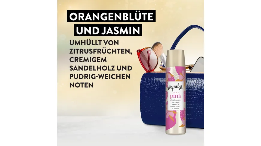 Impulse Deospray Very Pink ohne Aluminium 75 ml 75 ml