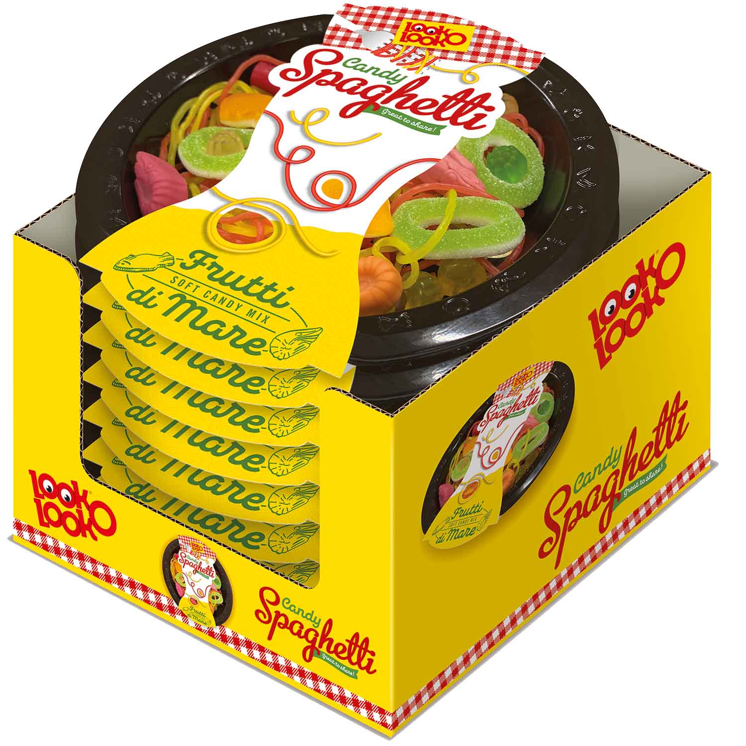 Look-O-Look Candy Spaghetti Frutti di Mare 230g