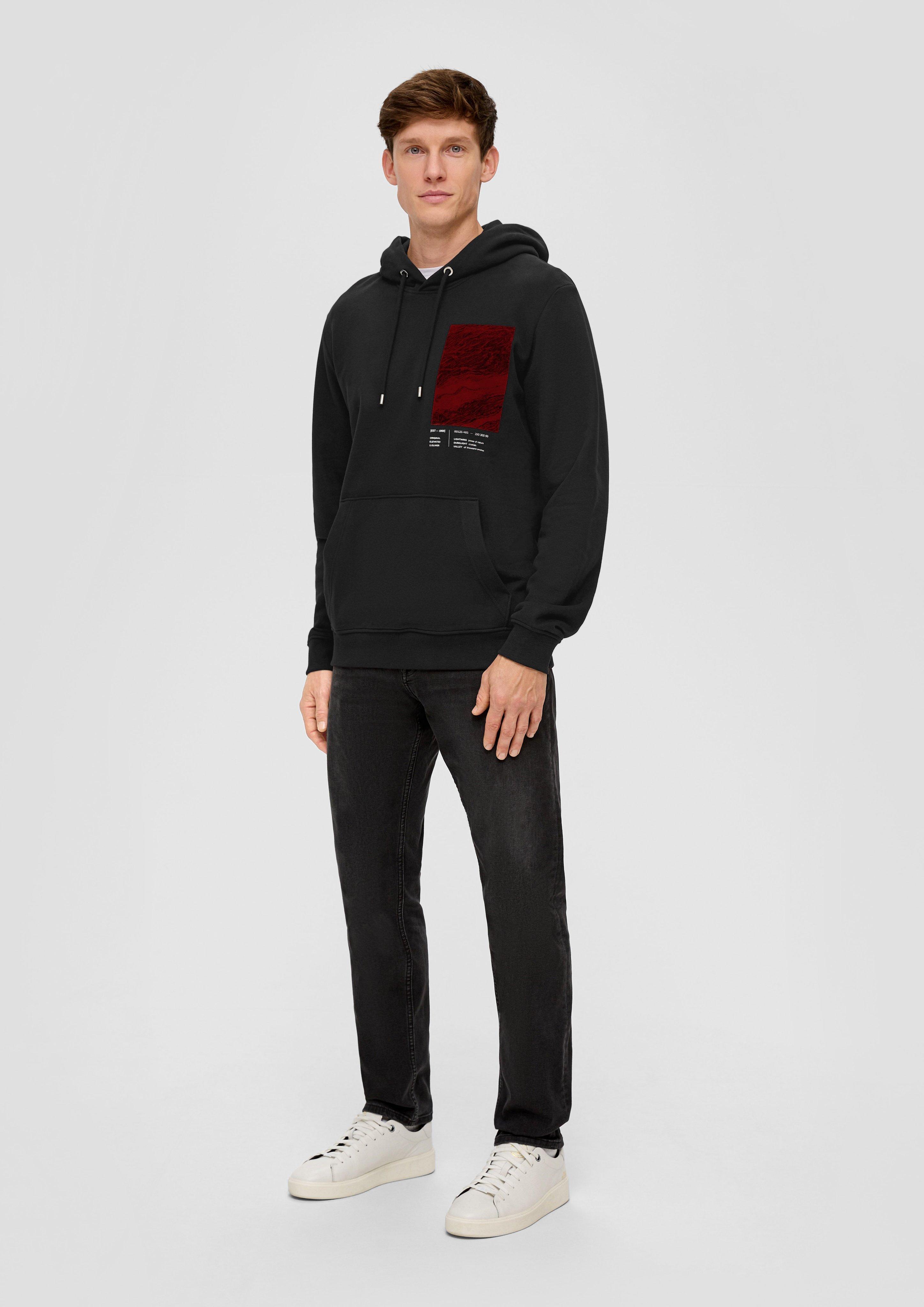 Kapuzen-Sweatshirt mit Frontprint  2138678-99D1