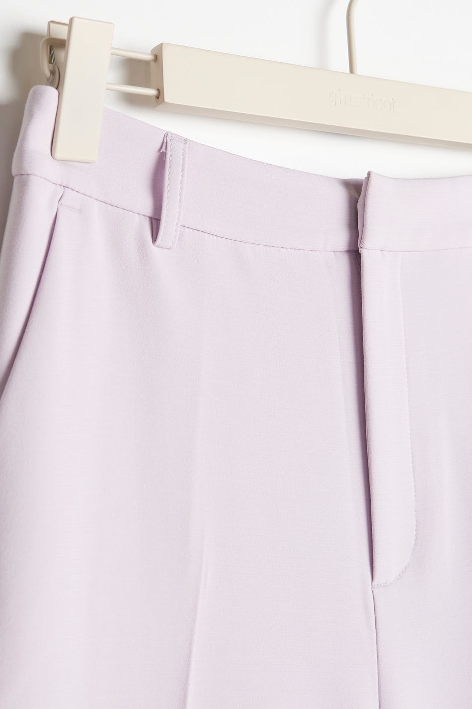 Straight regular trousers