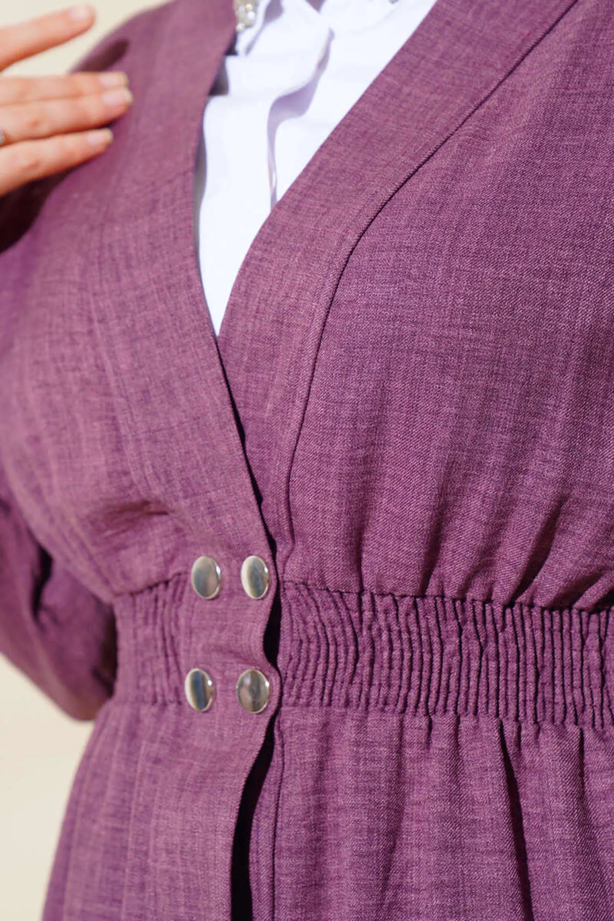 VOLT CLOTHİNG  Cap & Abaya - Lila - Basic