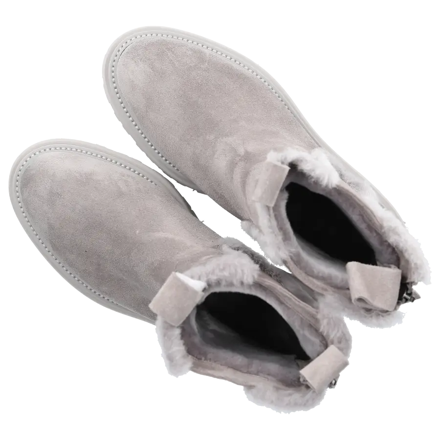 305 SOBE - Chelsea Boots ENGADIN Veloursleder - grau