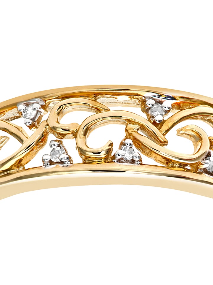 Revoni Gold-Ring mit Diamanten günstig kaufen