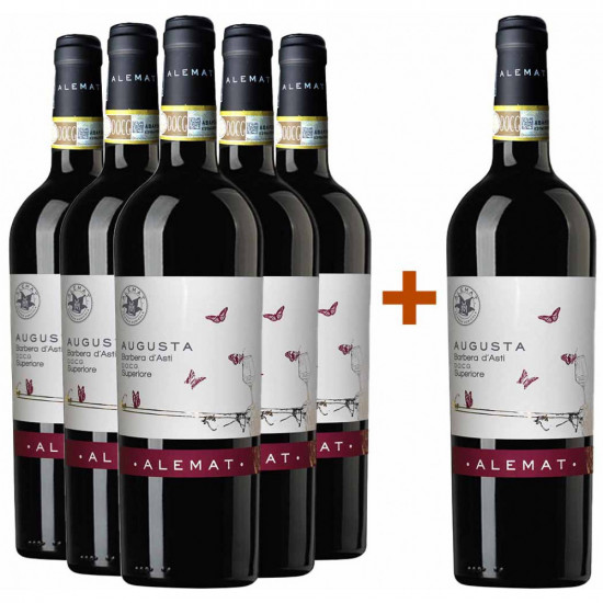 5+1 Paket Augusta Barbera d'Asti DOCG - Alemat